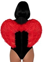 Marabou Trimmed Red Feather Wings alt 1