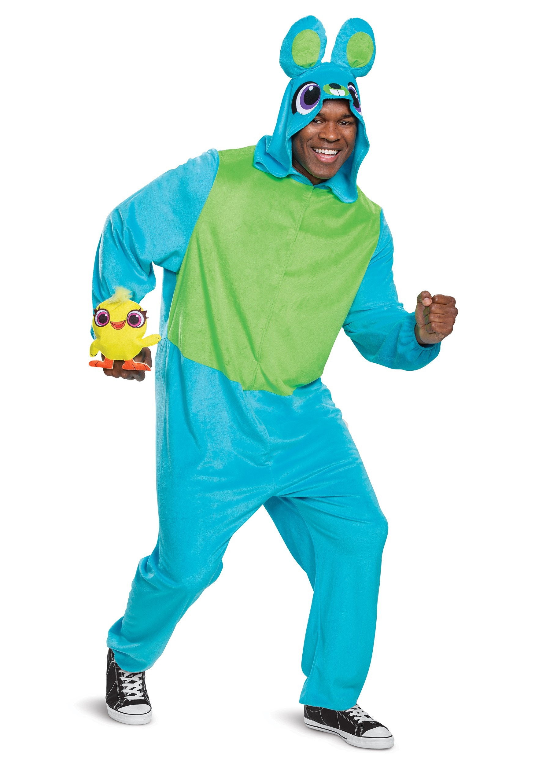 Toy Story Bunny Jumpsuit Costume for Adults