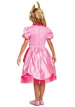 Girl's Super Mario Classic Princess Peach Costume Back