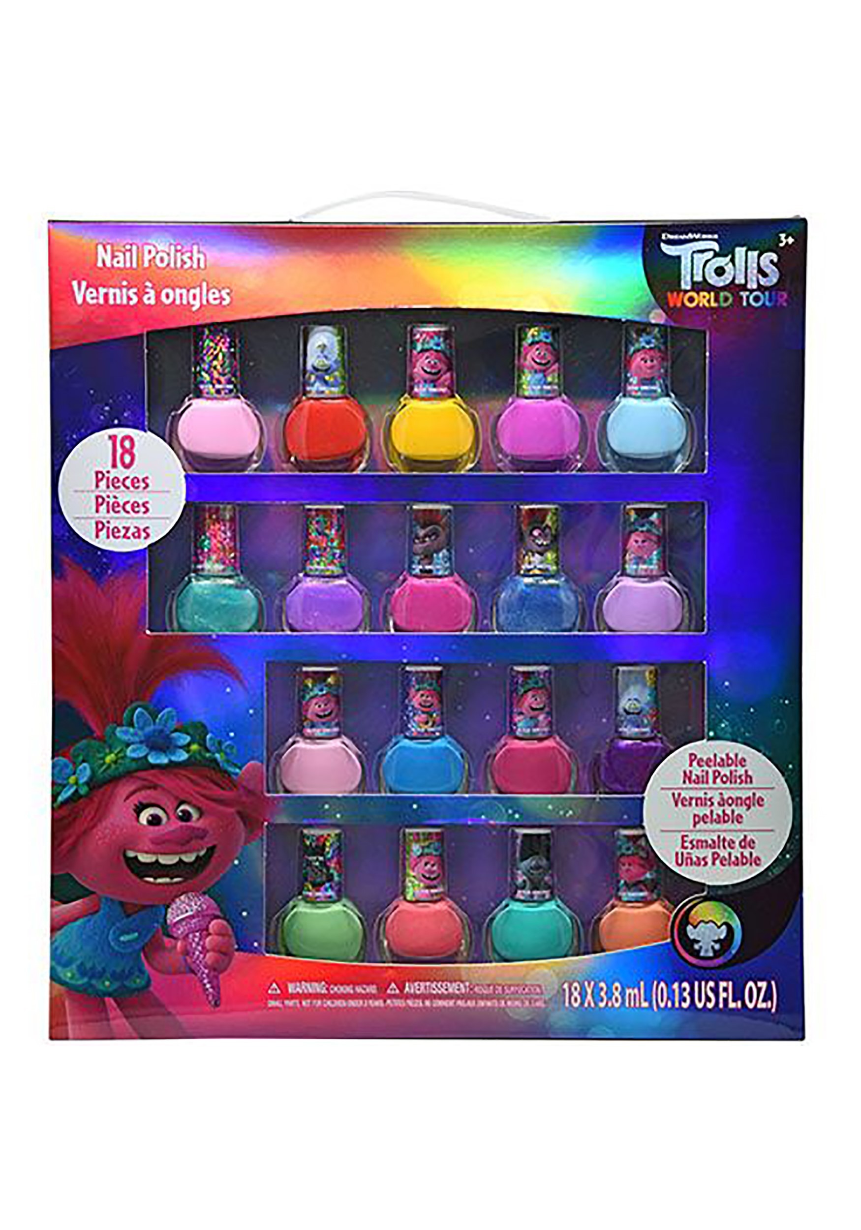 Trolls World Tour - 18pk Nail Polish