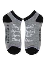 Friends 5 Pack Ankle Socks Alt 4