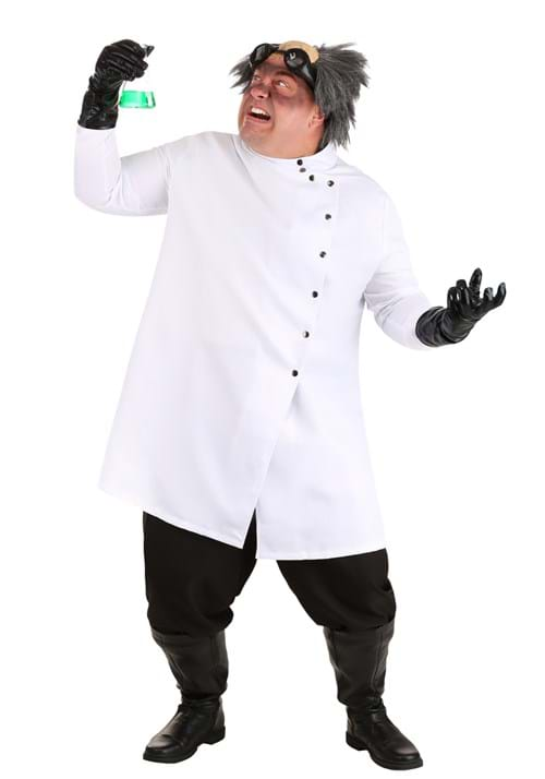 Mens Plus Size Mad Scientist Costume