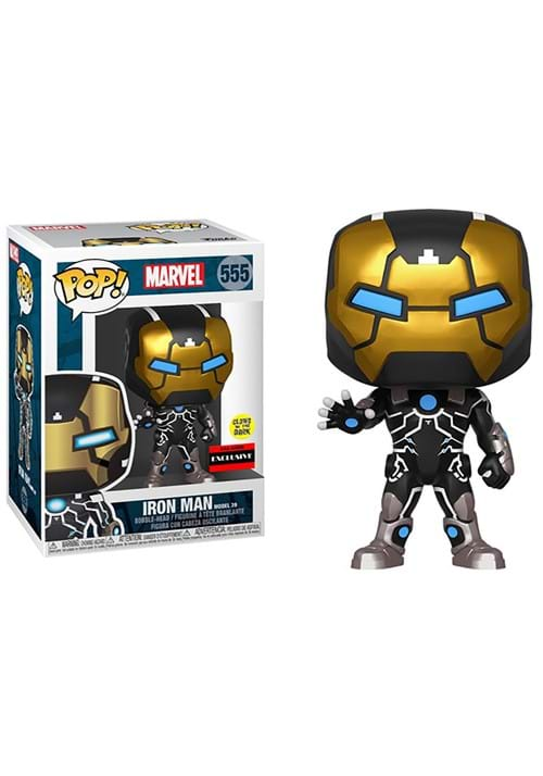 Iron Man Model 39 Glow-in-the-Dark Pop! Vinyl Figure - Exclu