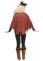 Womens Scarecrow Costume Poncho Alt 1