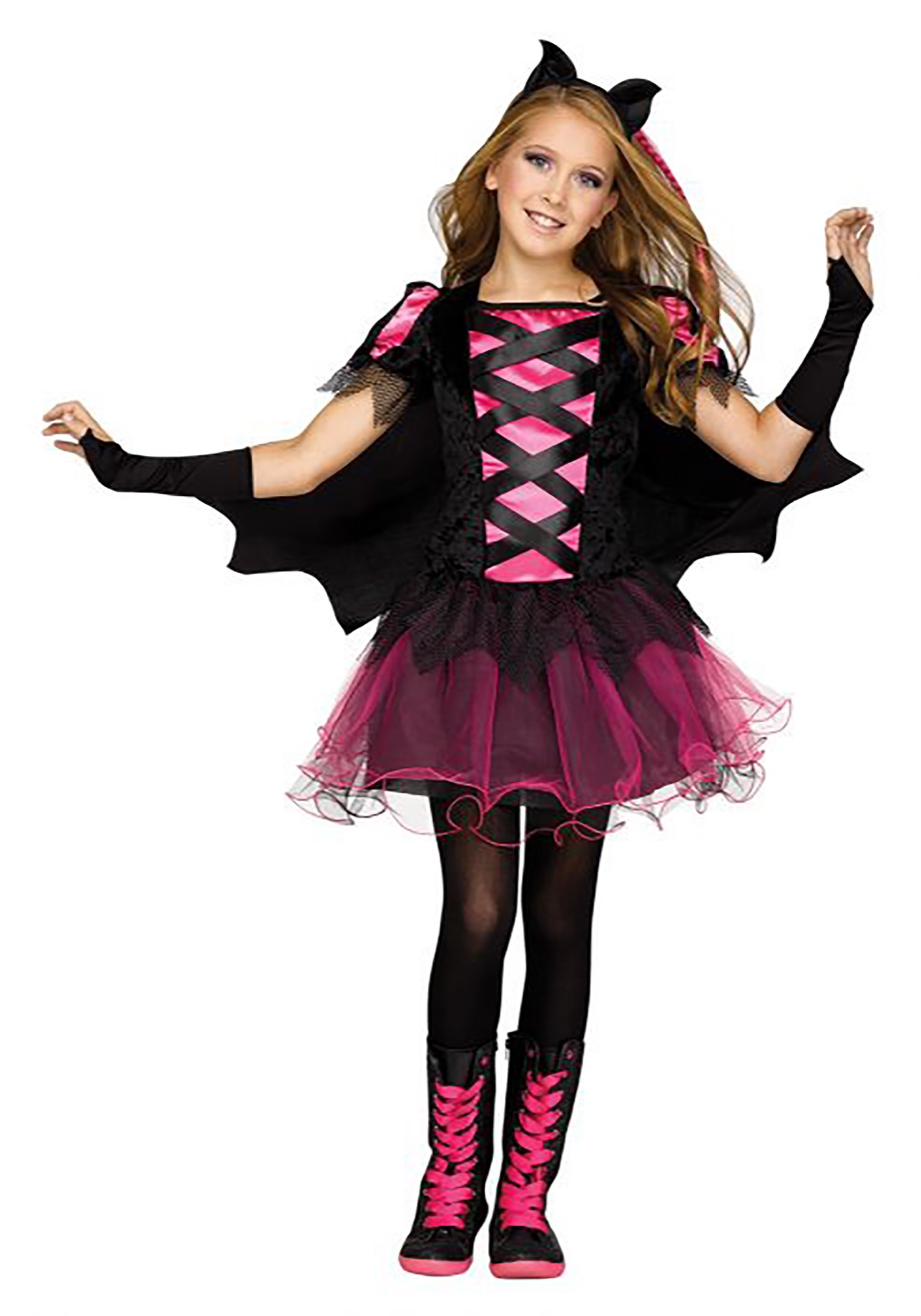 Kid's Pink Bat Queen Costume , Animal Halloween Costumes