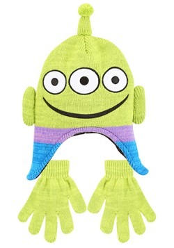 Toy Story Alien Peruvian Hat & Glove Set