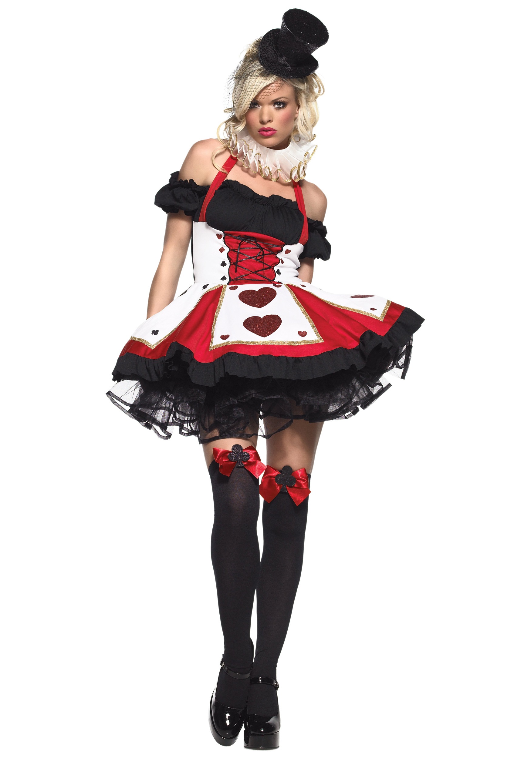 Peasant Top Queen of Hearts Sexy Costume For Adults