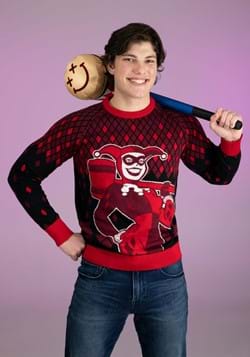 Harley Quinn Hammer Time Ugly Christmas Sweater Alt 3