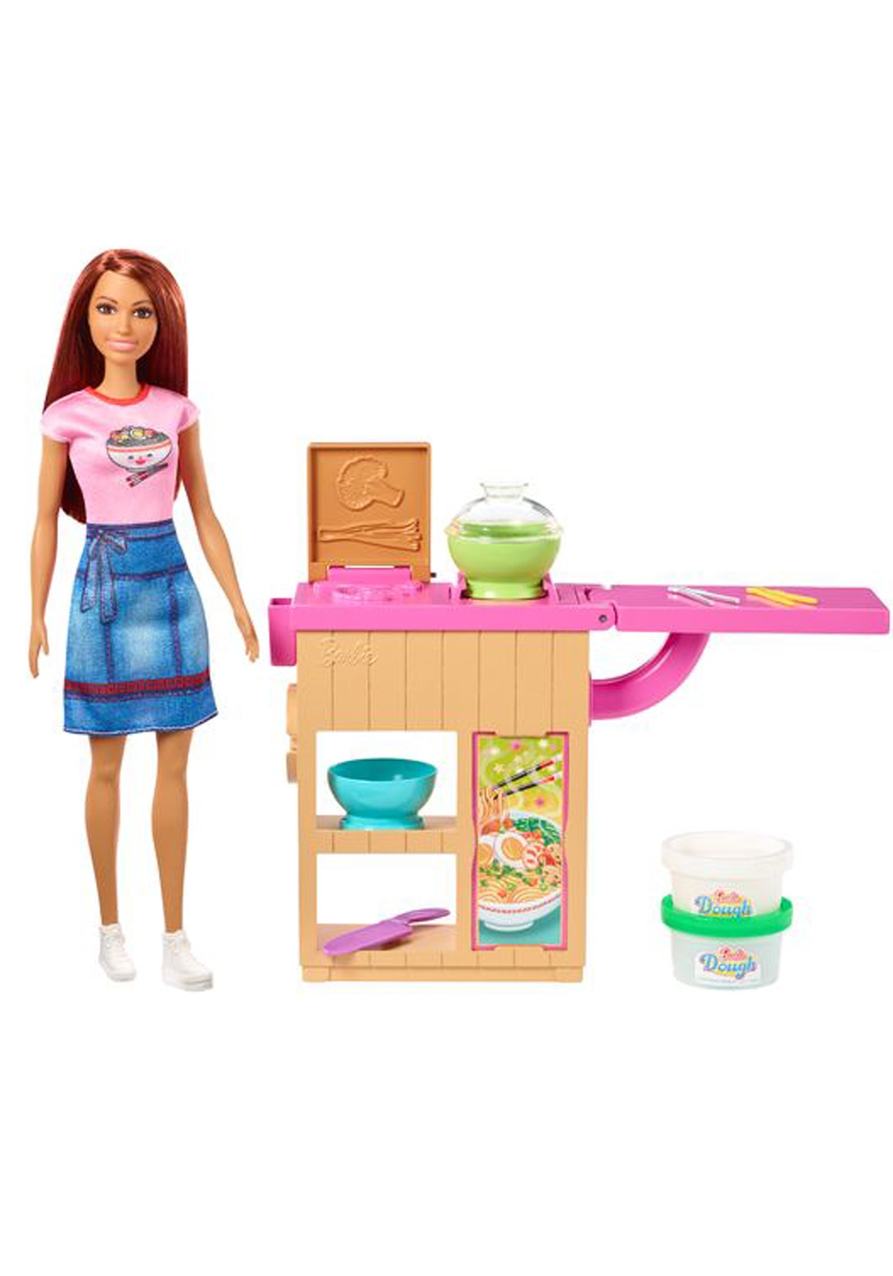 Barbie- Noodle Bar Playset w/ Red Hair