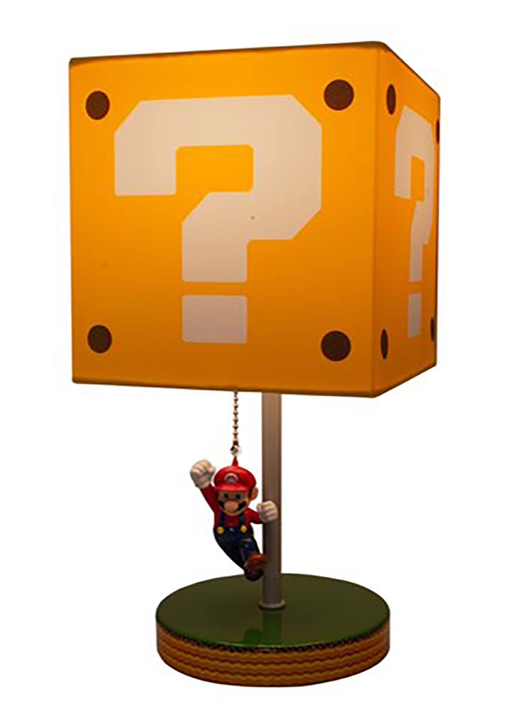 Super Mario Bros. Question Block with Mario Lamp | GameStop