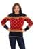 Adult Wonder Woman Dark Blue Ugly Christmas Sweater Alt 4 UP