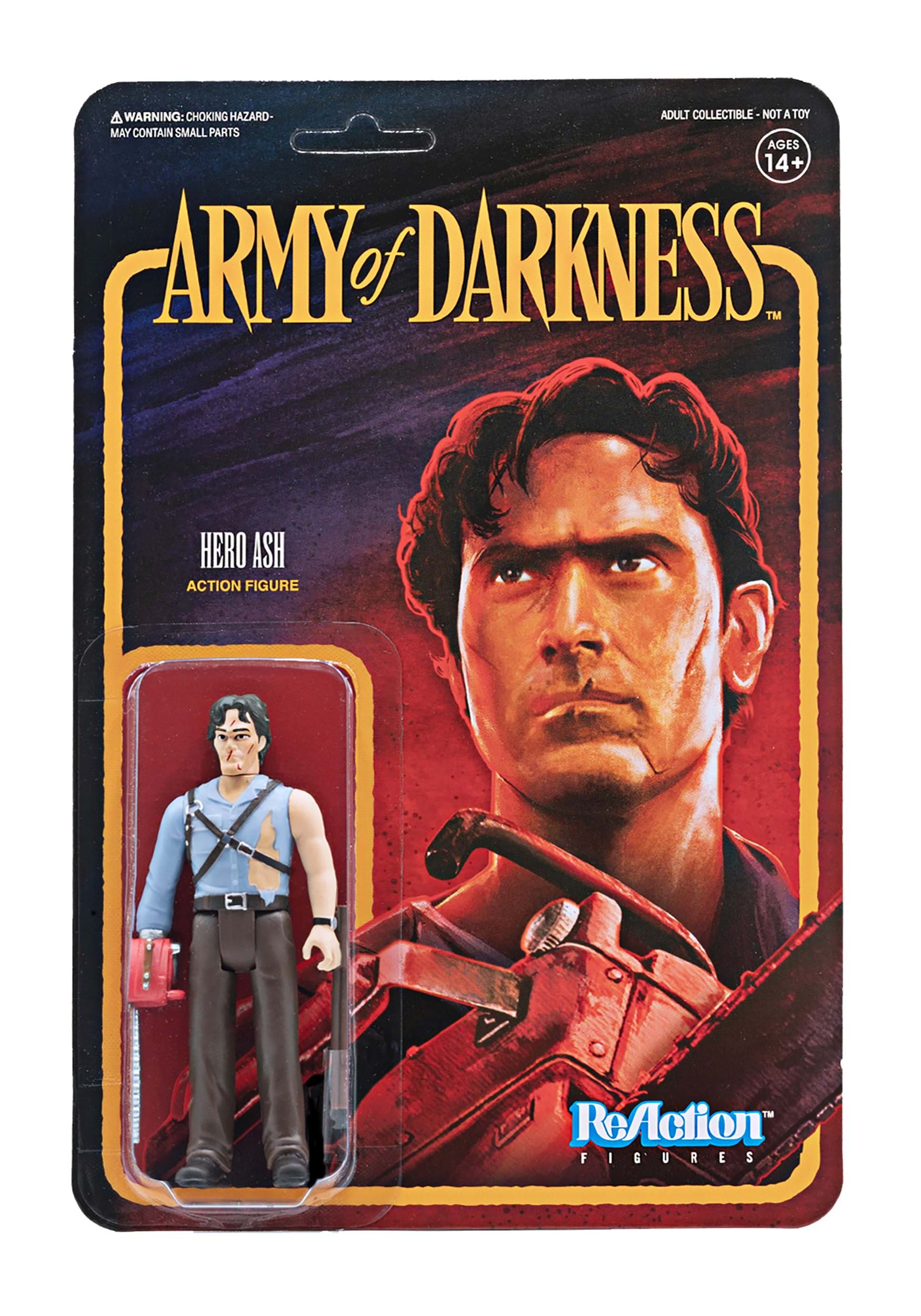 Reaction Army of Darkness Ash and Chainsaw Action Figure