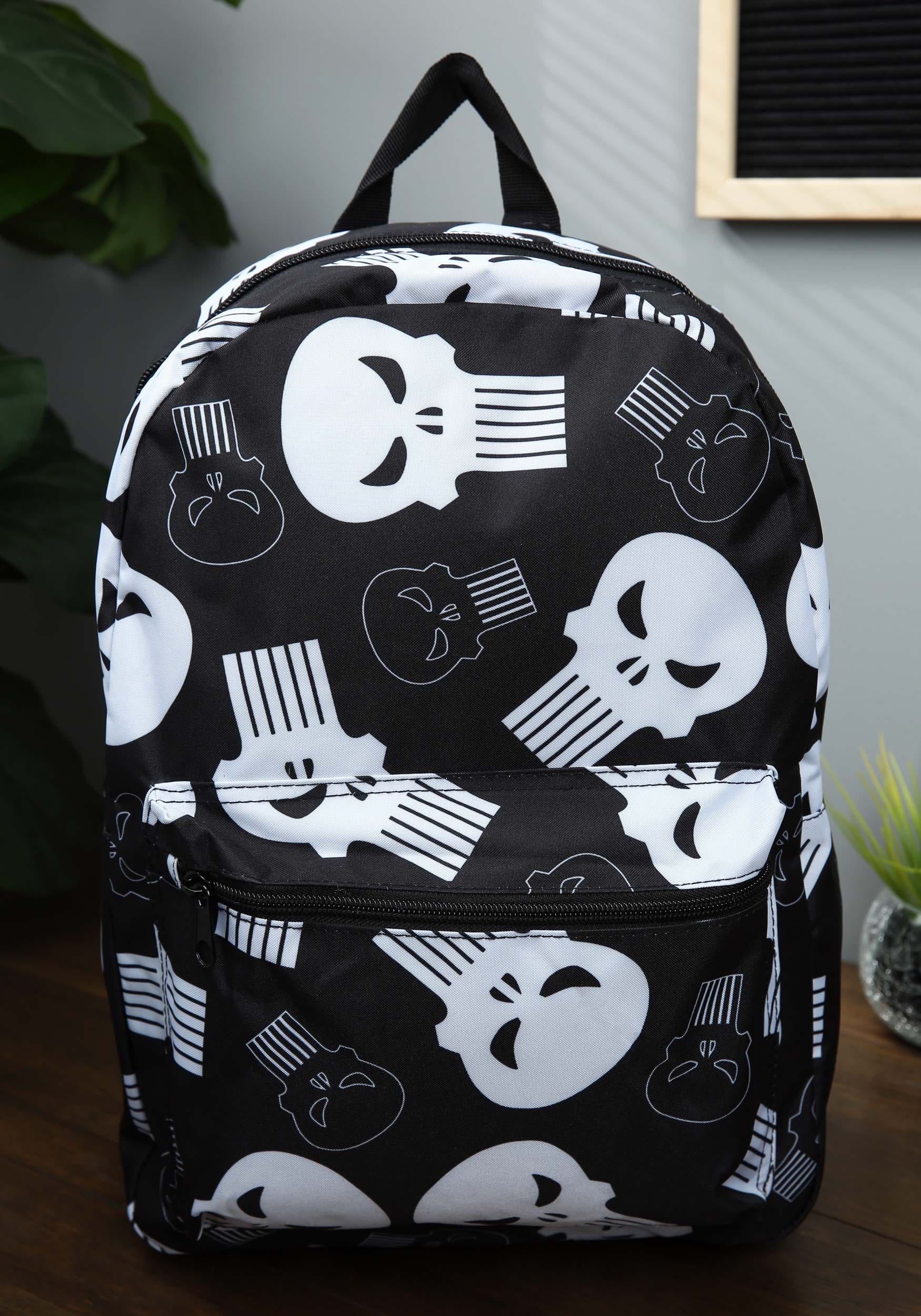 Marvel The Punisher Logo All Over Print Backpack