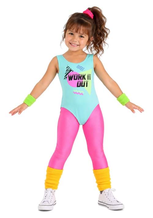 Toddler Totally 80s Workout Costume New Main