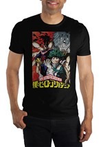 Mens My Hero Academia Black T-Shirt