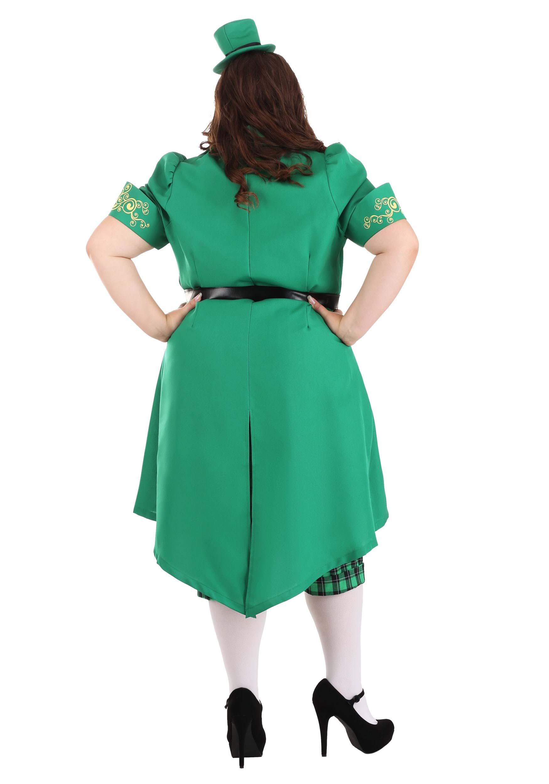 Plus Size Charming Leprechaun Costume For Women