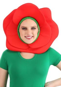 Red Rose Flower Costume Headpiece