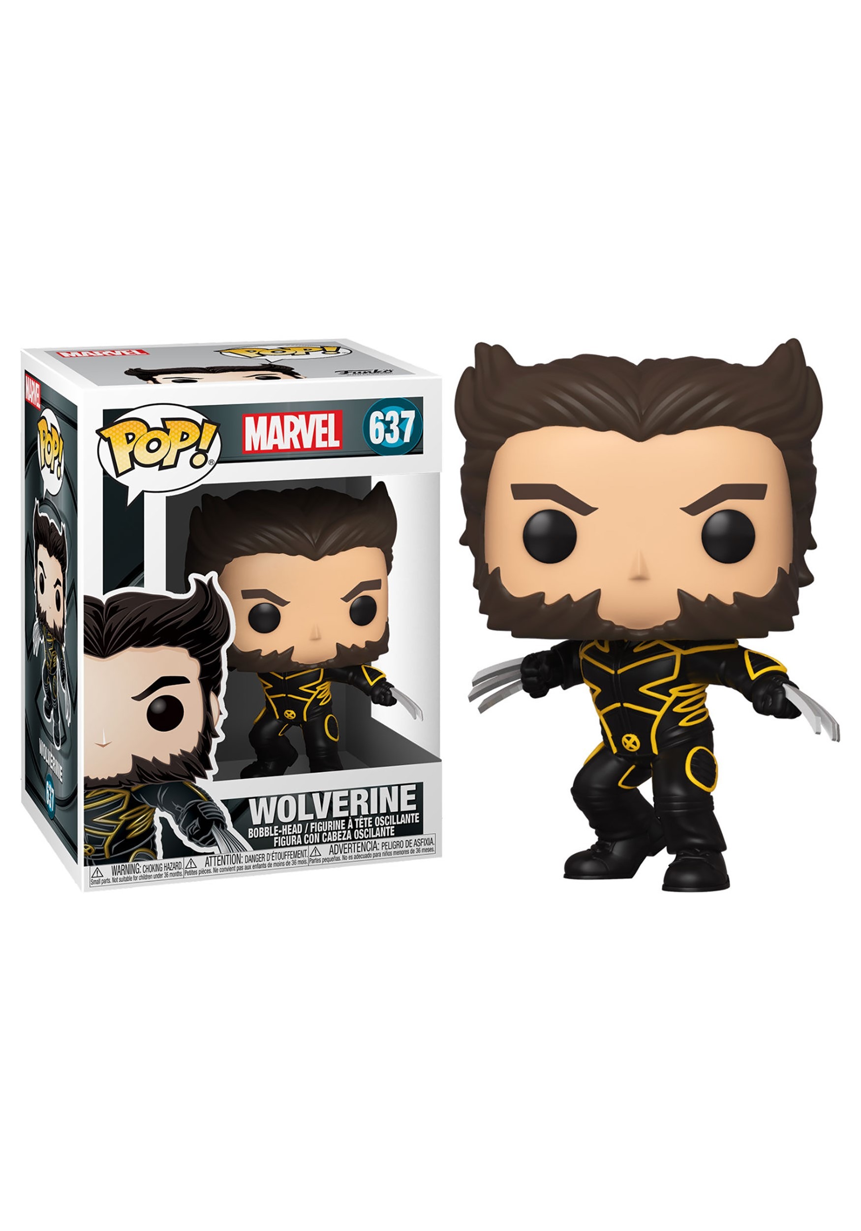 POP Marvel: X-Men 20th-WolverineInJacket Bobblehead Figure