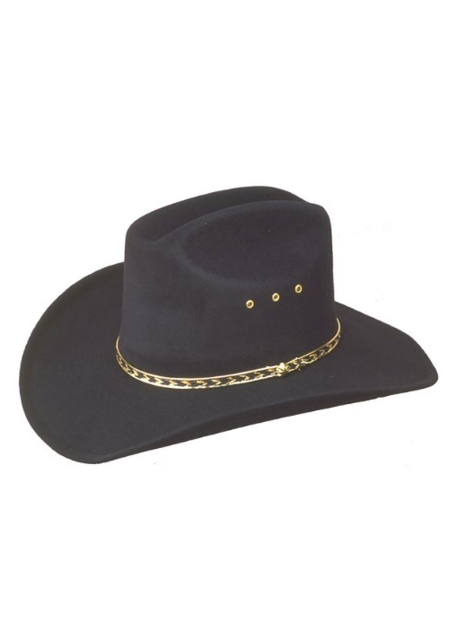 Kids Black Cowboy Hat