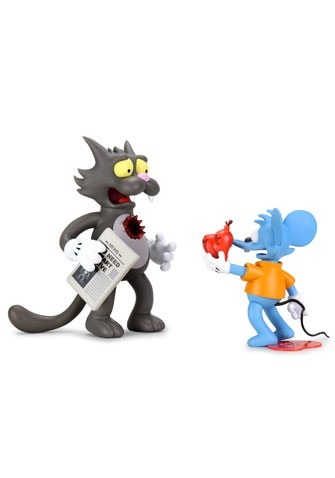 The Simpsons Itchy & Scratchy Medium Figure Set