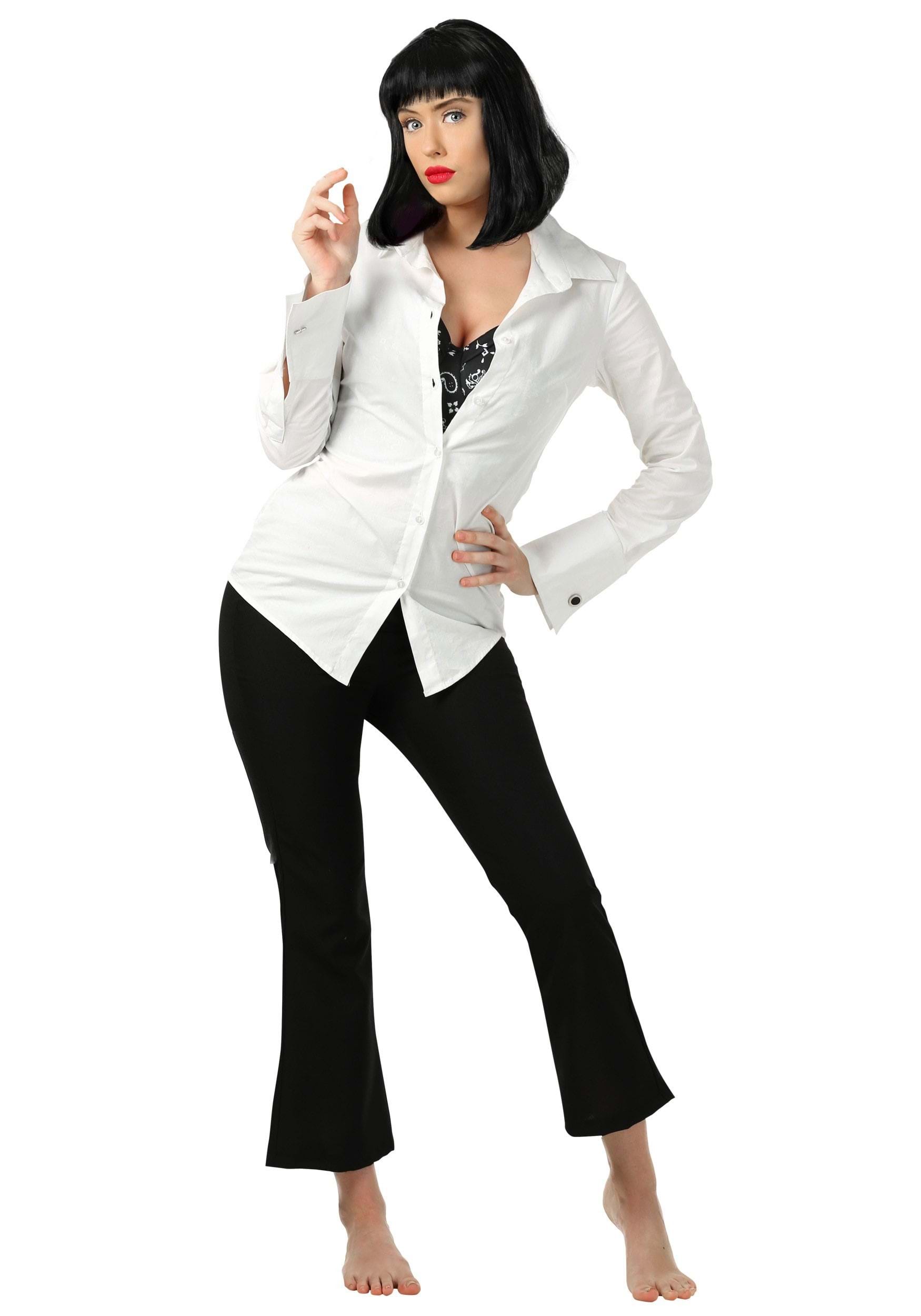 Plus Size Mia Wallace Pulp Fiction Costume for Women | Movie Costumes