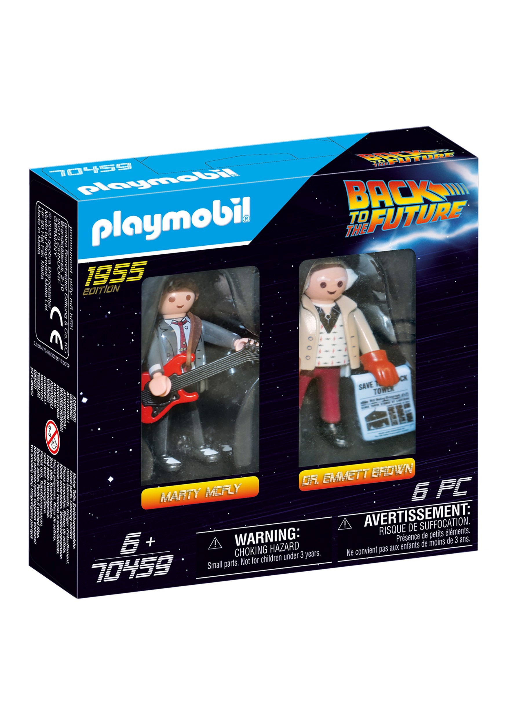 Playmobil Back to the Future Marty McFly and Dr. Emmett Brown