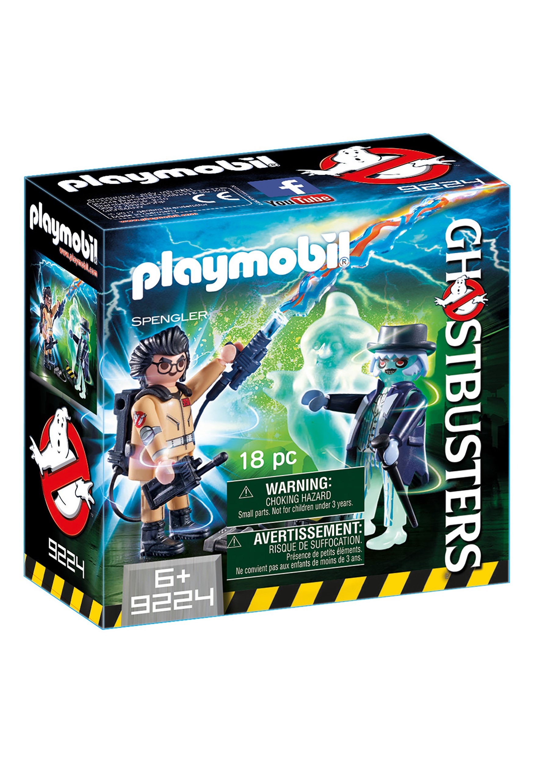 Spengler and Ghost Playmobil Playset