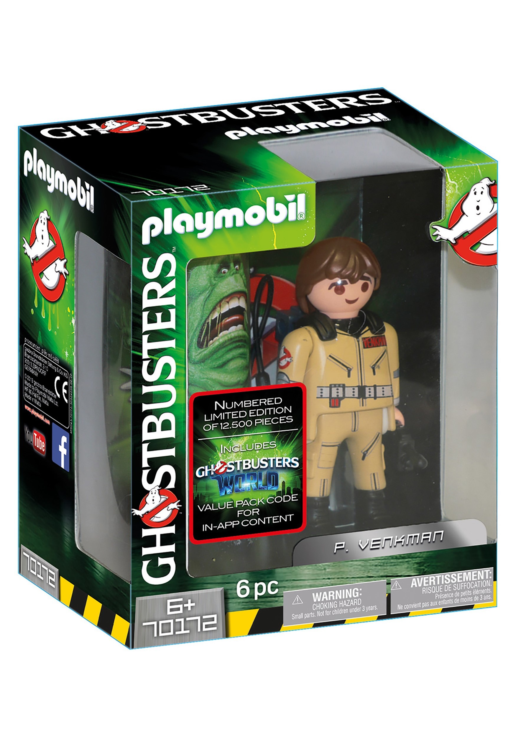 Collector's Edition Playmobil Ghostbusters P. Venkman Figure