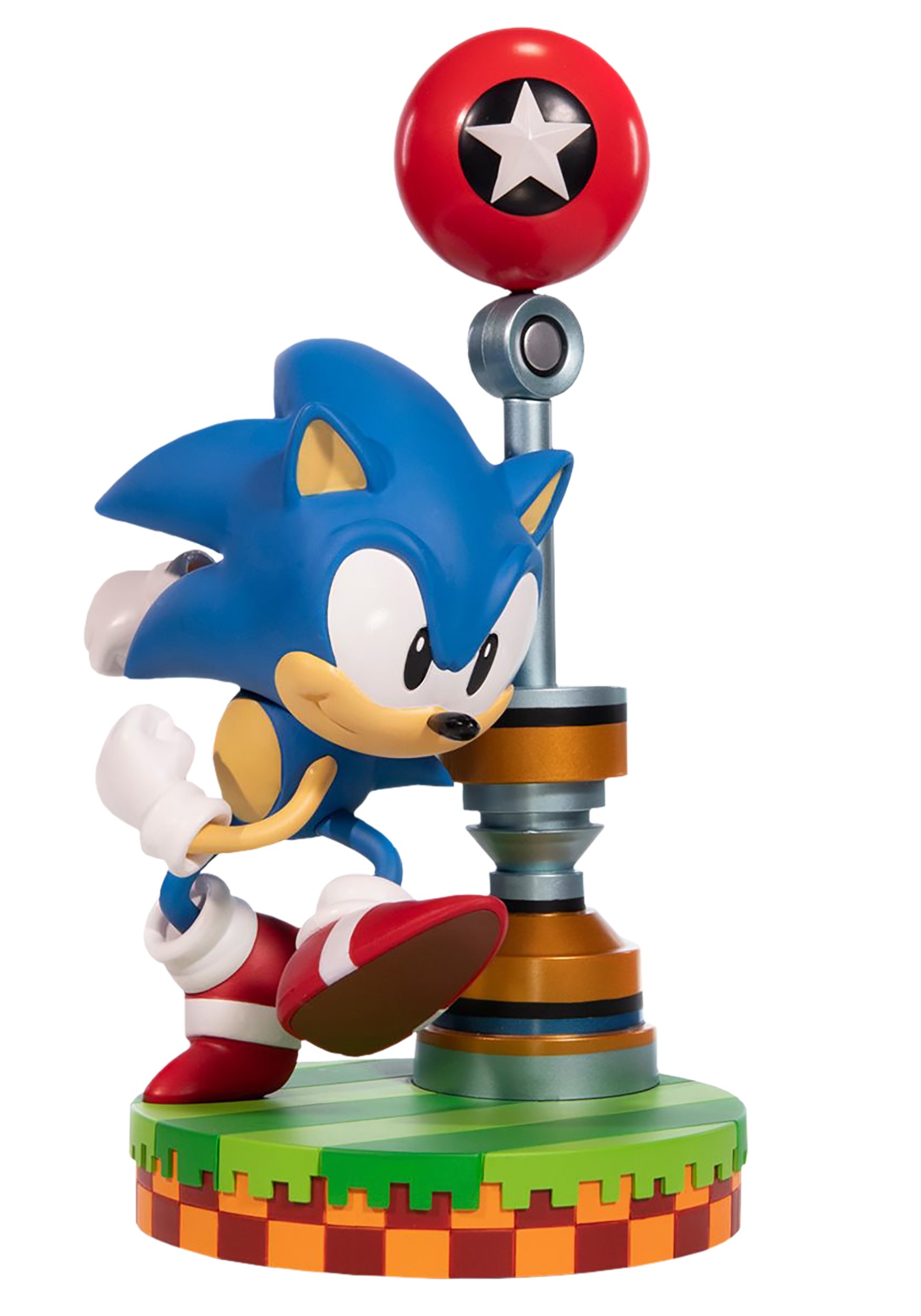 11 Inch PVC Sonic The Hedgehog True Form Statue , Sonic Decoration