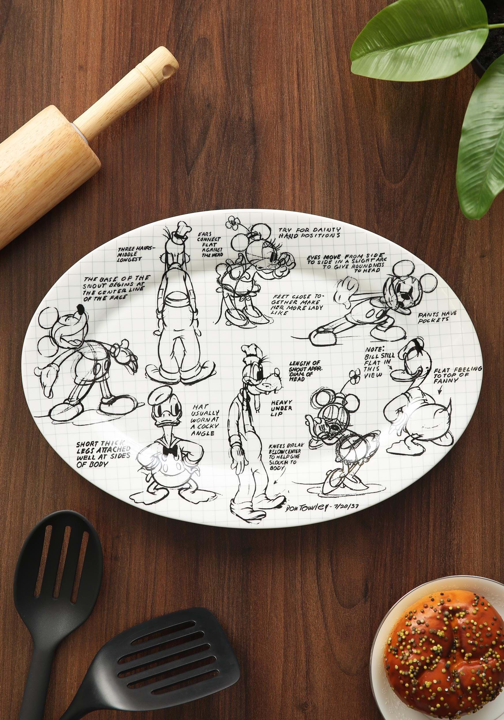 Oval Platter Mickey Mouse