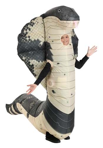 Kid's Inflatable Hooded Snake Costume