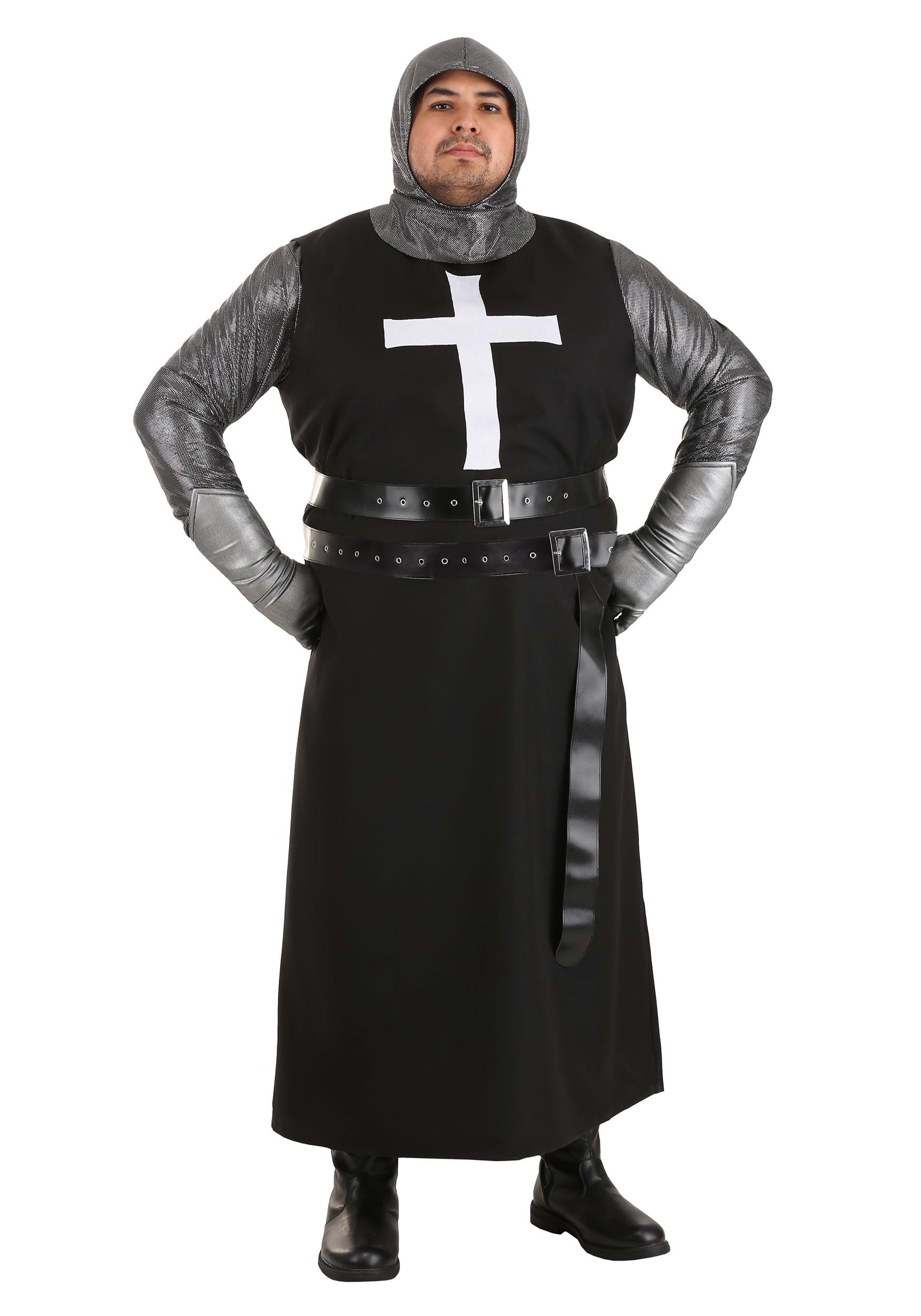 Plus Size Men's Dark Crusader Costume