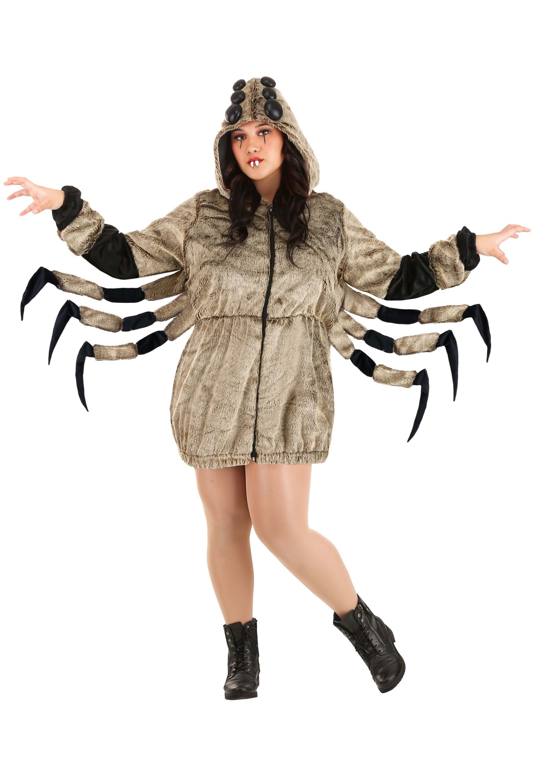 Plus Size Cozy Tarantula Women's Costume