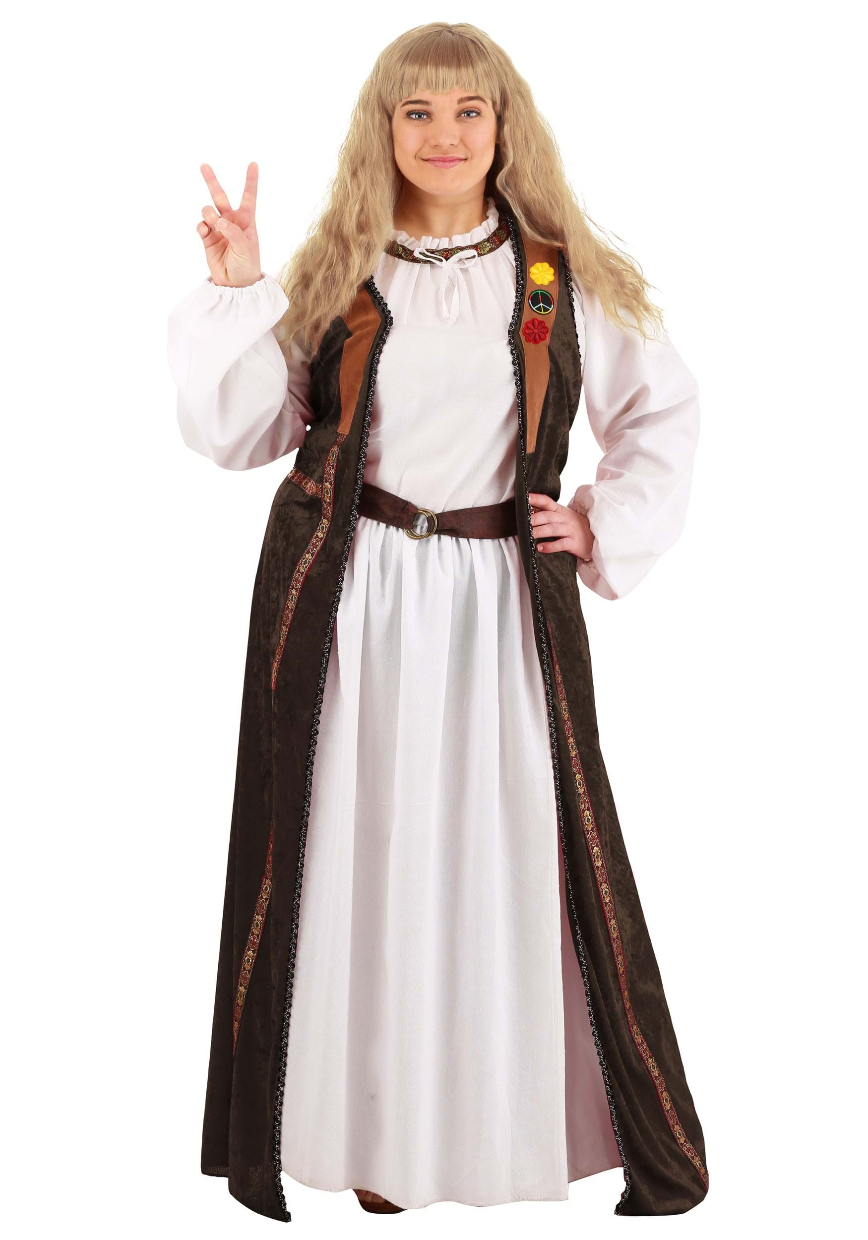 Plus Size Forrest Gump Jenny Curran Costume For Women