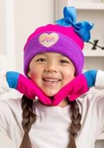 Jojo Siwa Kids Beanie with Bow and Gloves Set