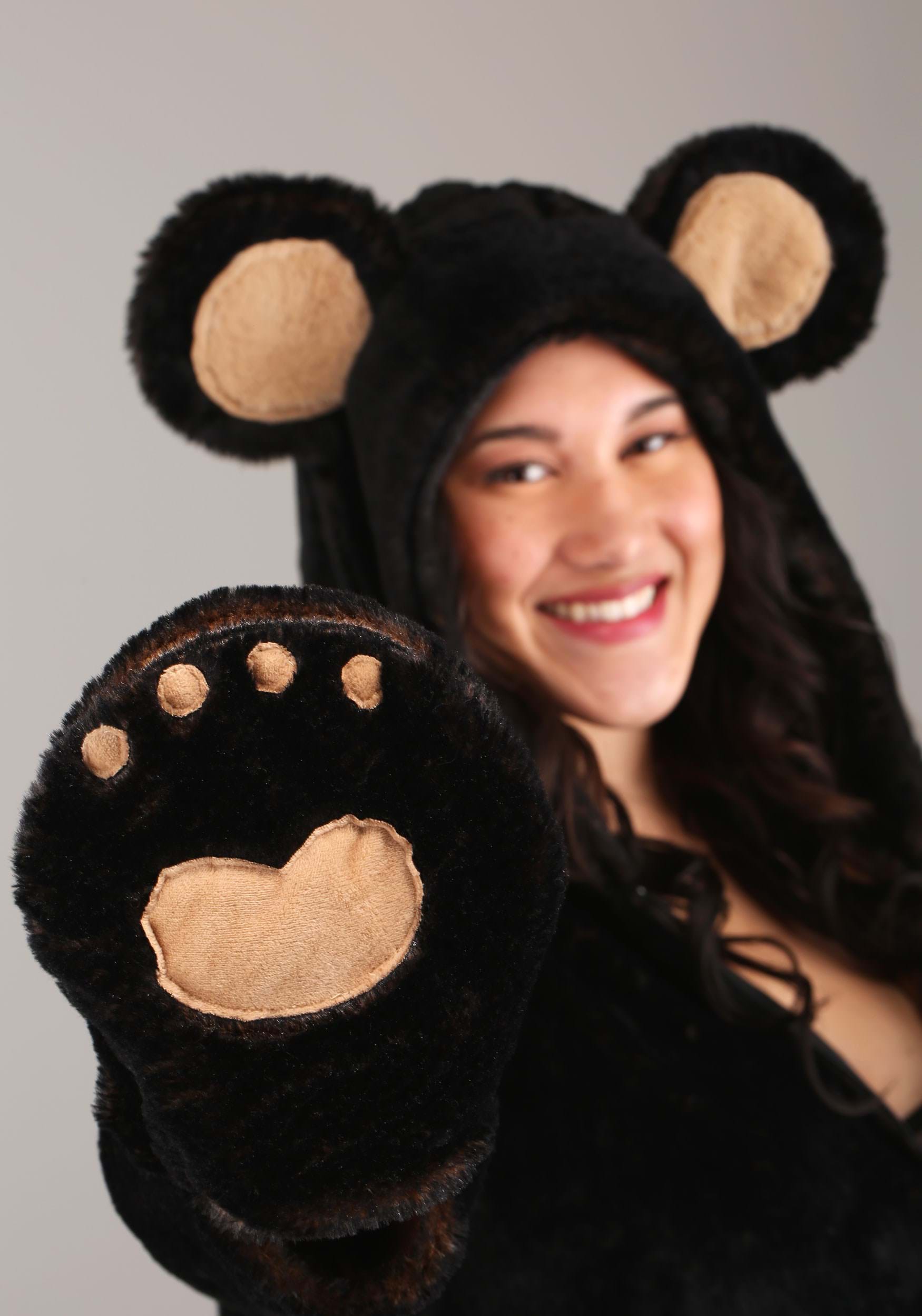 Women's Plus Size Cozy Brown Bear Costume