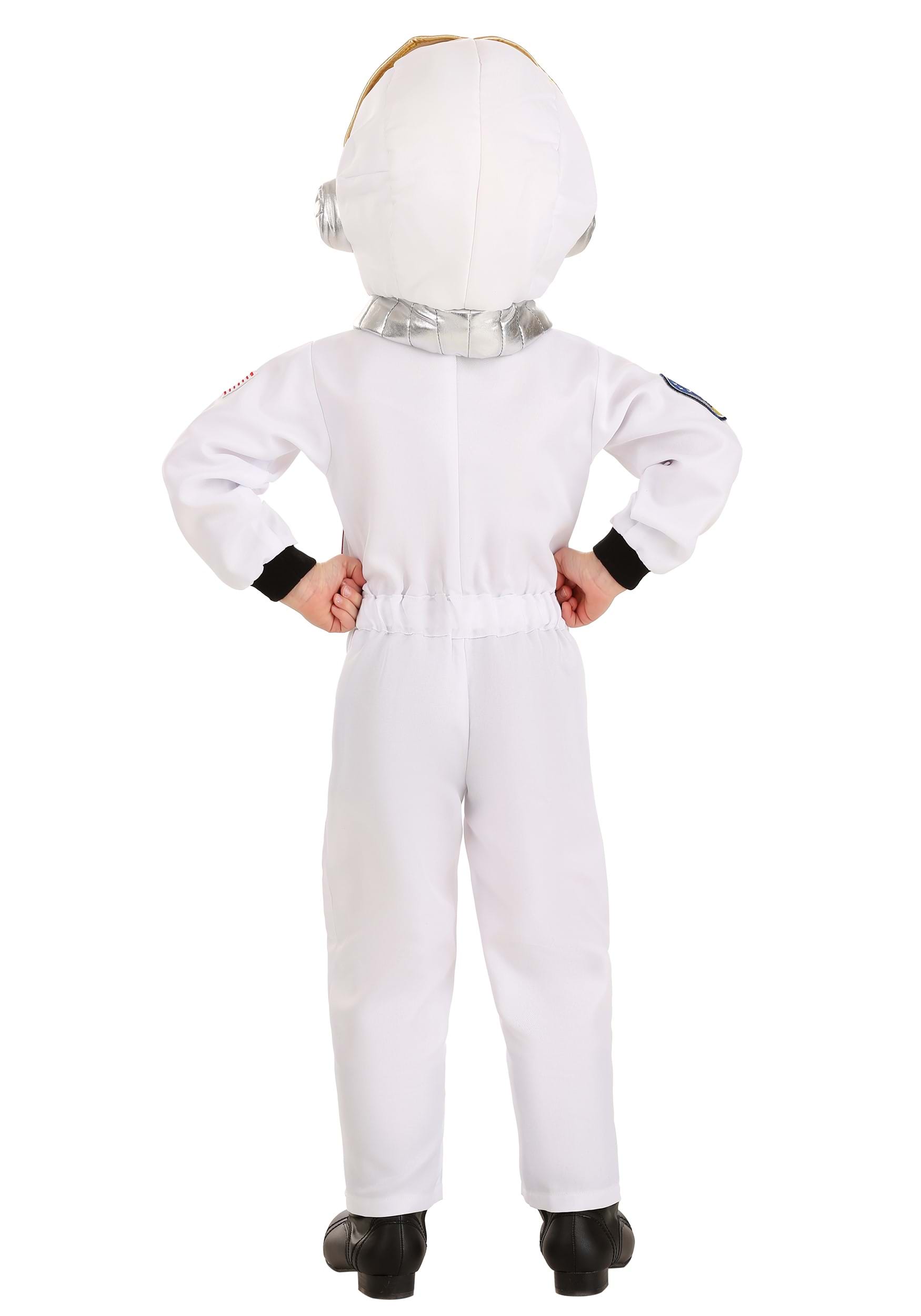 White Astronaut Jumpsuit Costume For Toddlers