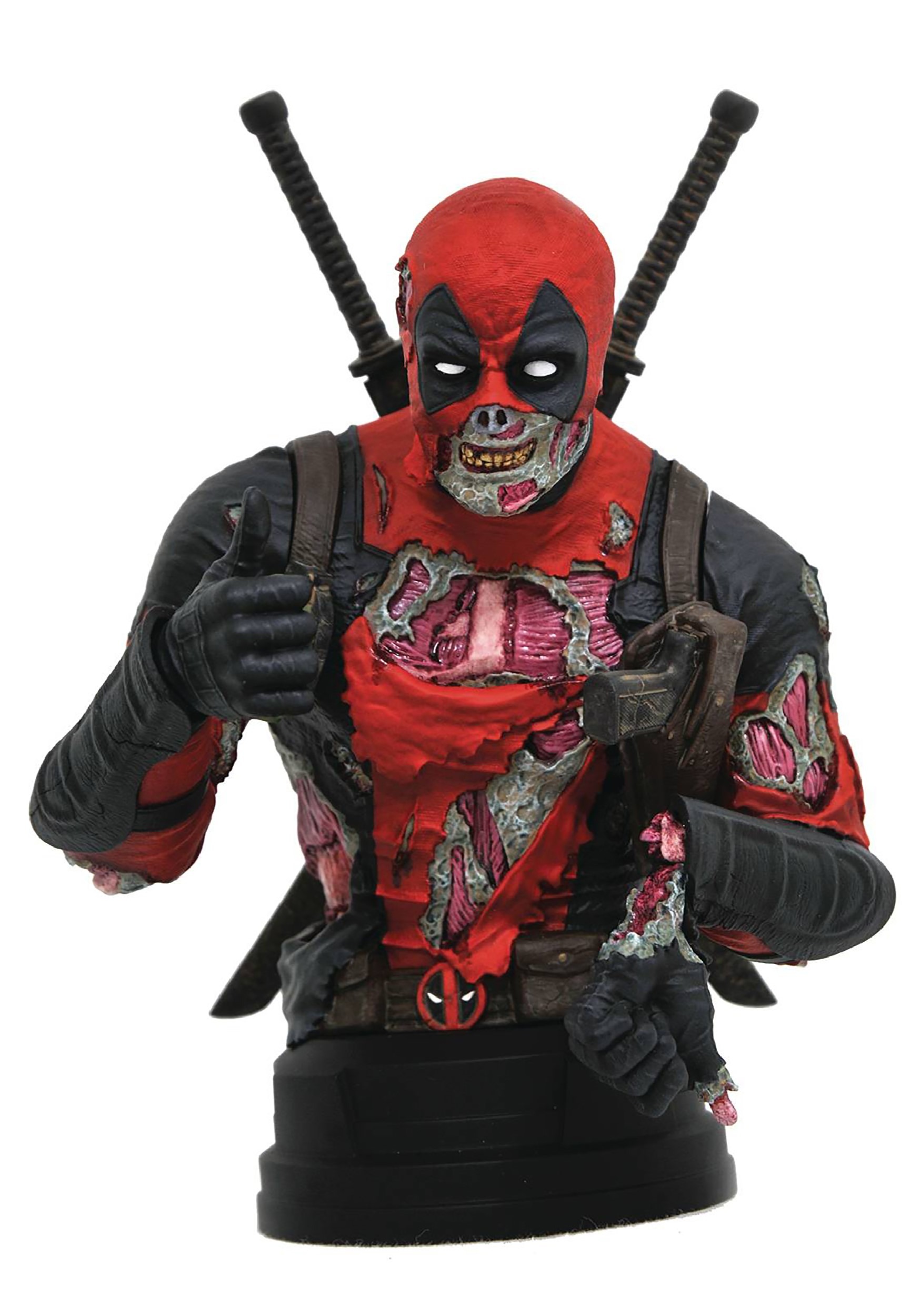 SDCC 2020 Marvel Dead pool Zombie 1/6 Scale Bust