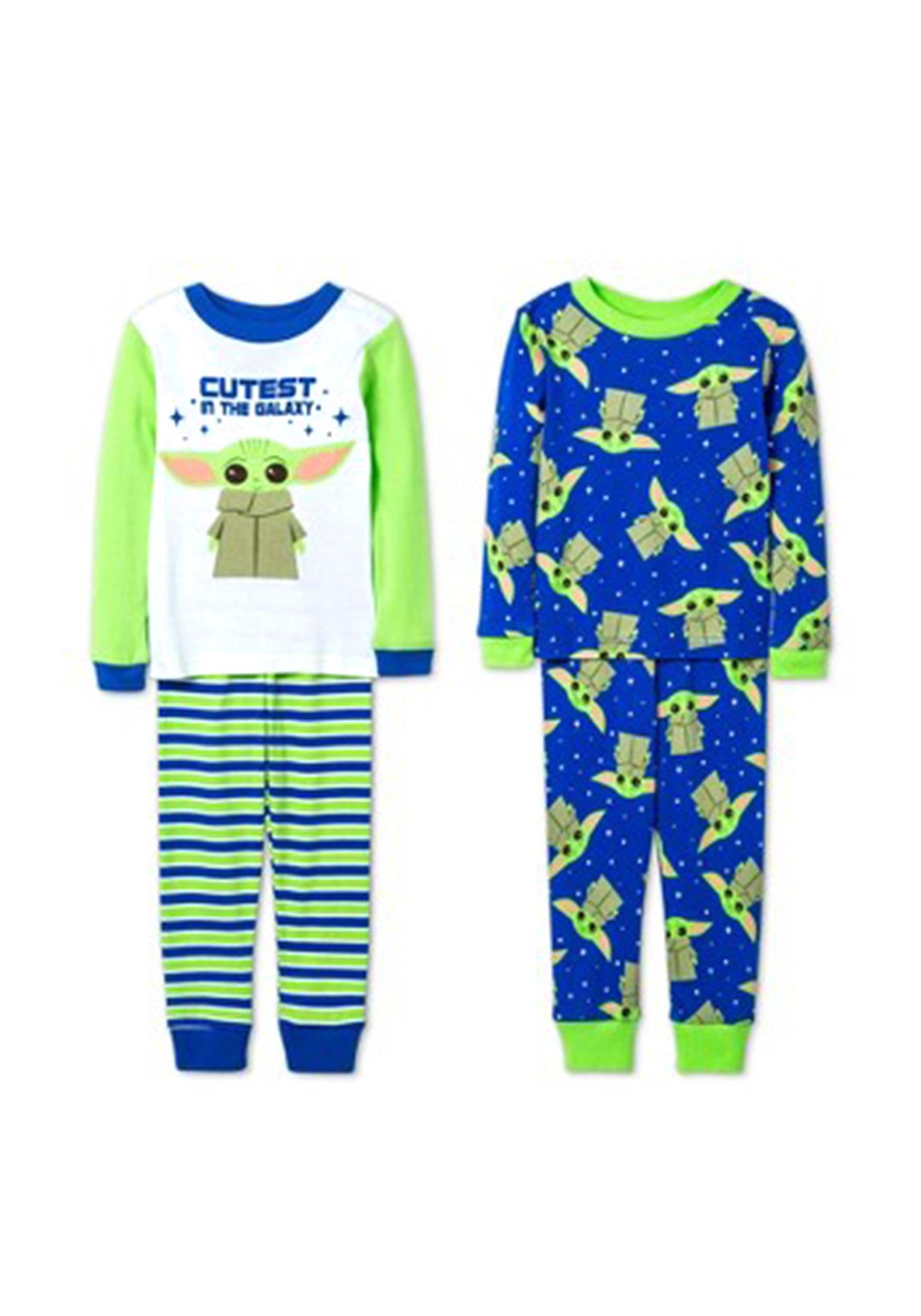 Baby Yoda 4 Piece Sleepwear Set for Toddlers
