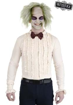 Men's Beetlejuice Wedding Suit Shirt and Bowtie