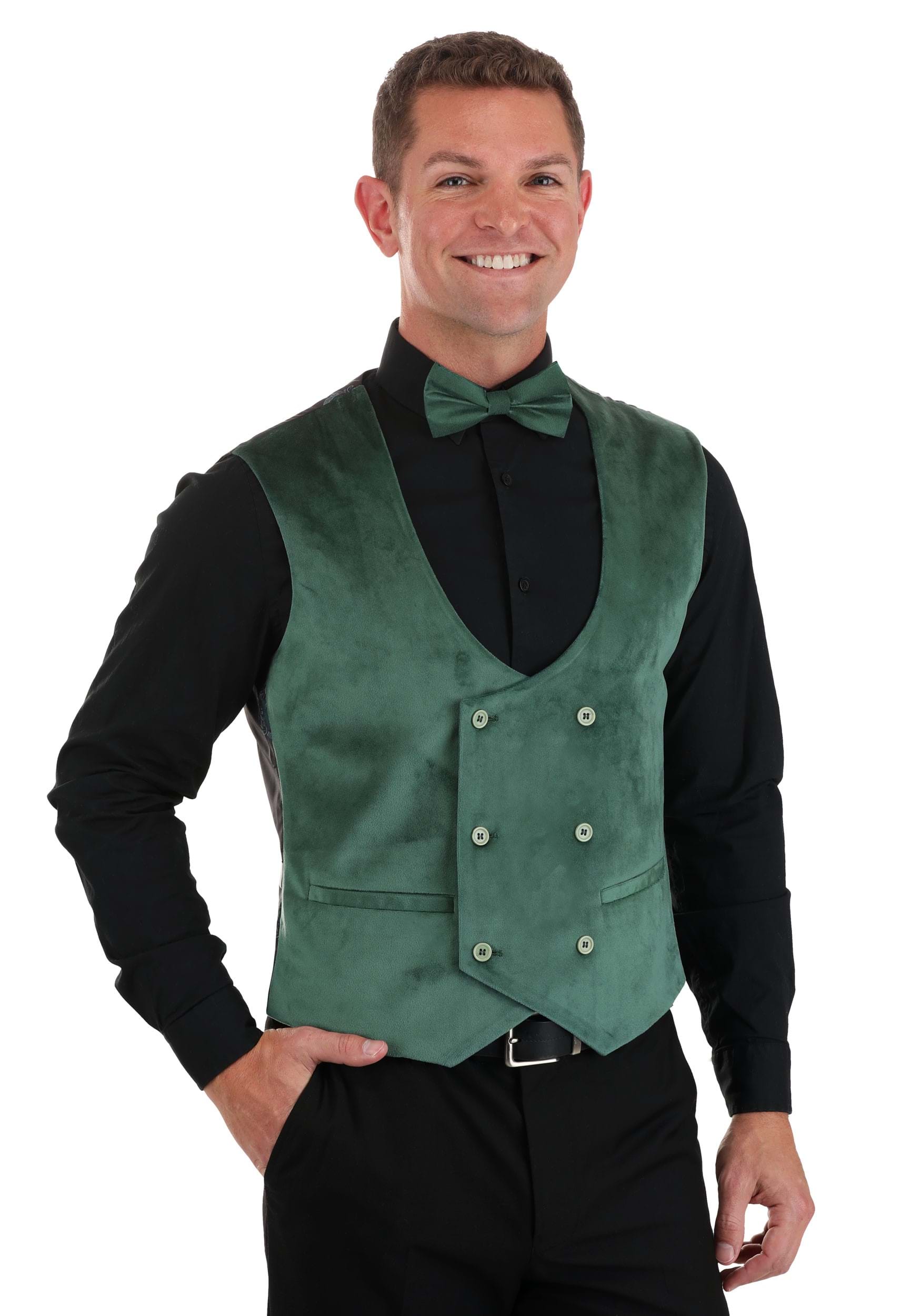 Harry Potter Men's Slytherin Deluxe Vest | Harry Potter Apparel