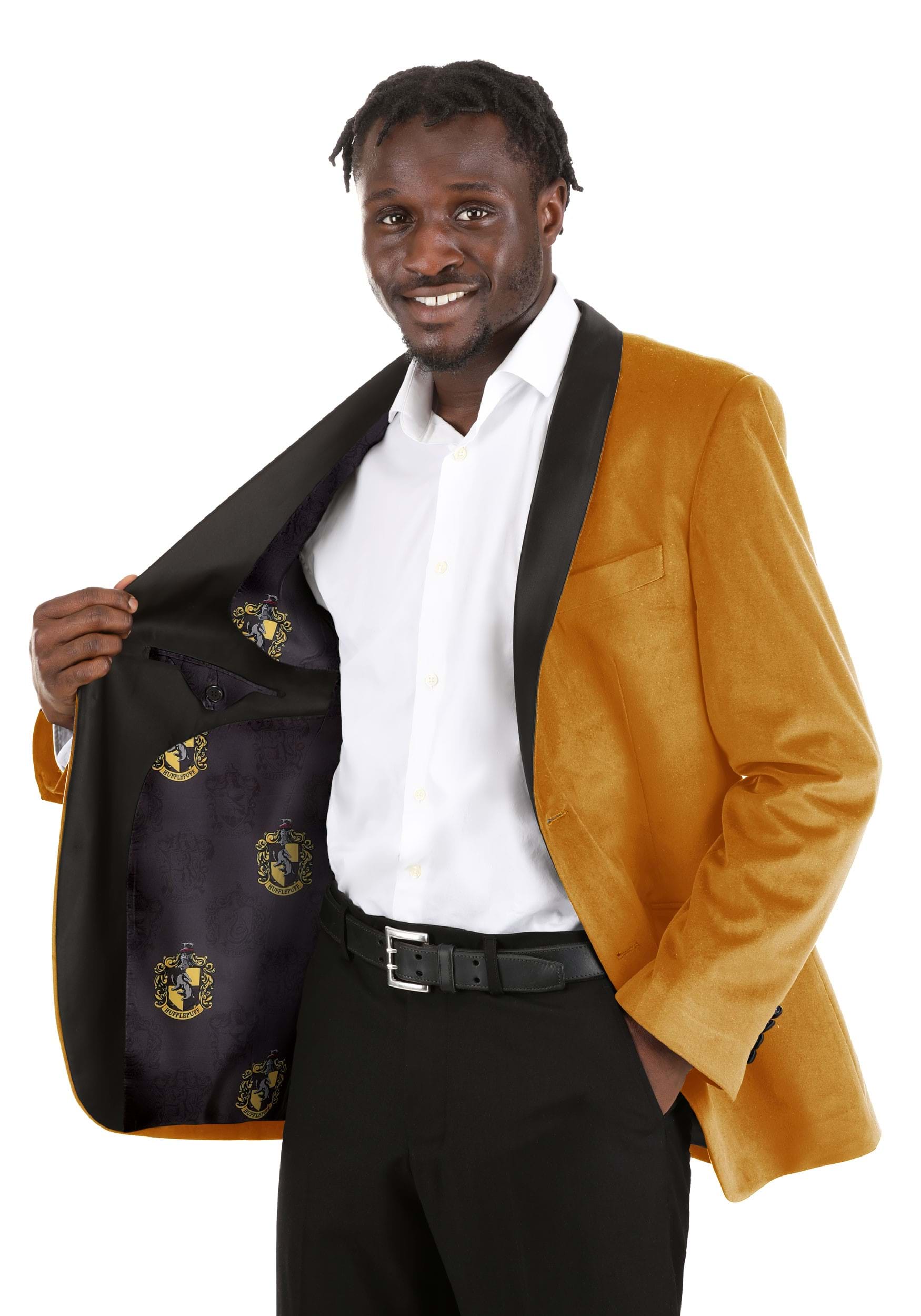 Harry Potter Men's Hufflepuff Deluxe Blazer | Harry Potter Apparel