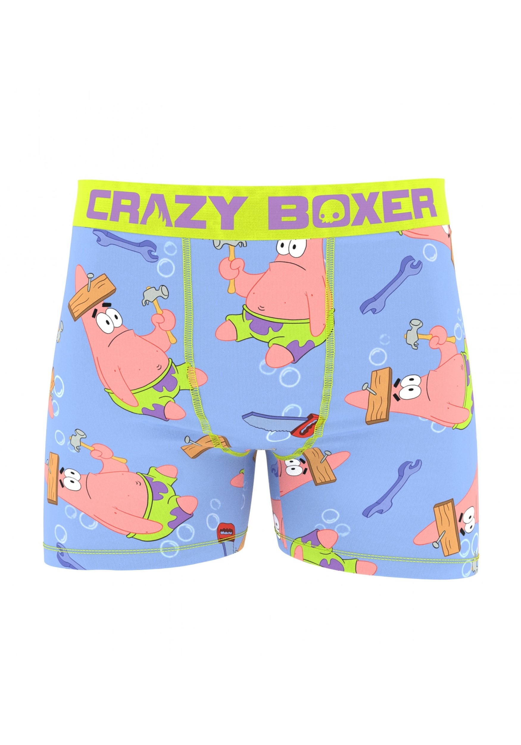 Crazy Boxer Sponge Bob Patrick Board Boxer Briefs