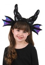 Black Dragon Horns Plush Headband