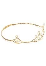 Adjustable Gold Peak Circlet for Women Alt 2