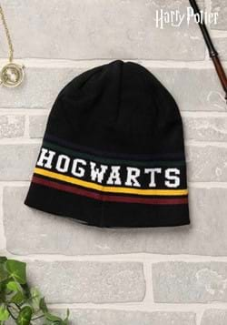 Black Hogwarts Reversible Knit Beanie