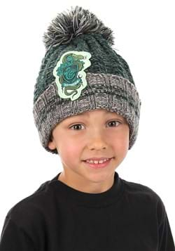 Slytherin Heathered Pom Beanie Alt 2