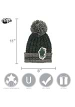 Slytherin Heathered Pom Beanie Alt 6