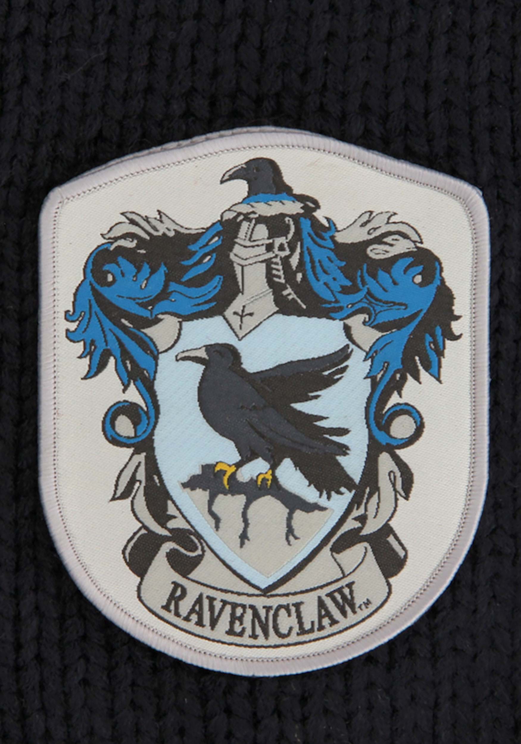 Ravenclaw Black Knit Hood