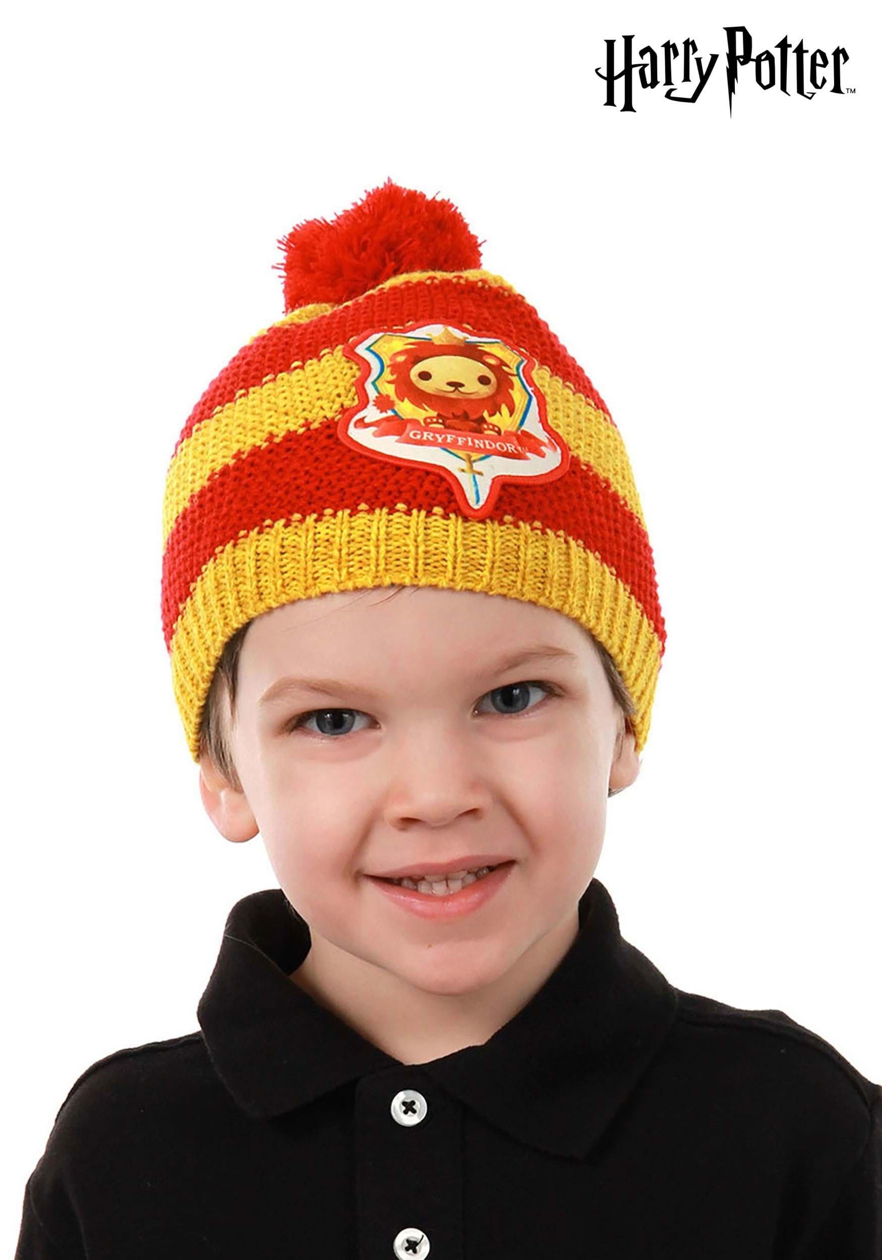 Toddler Gryffindor Knit Pom Beanie